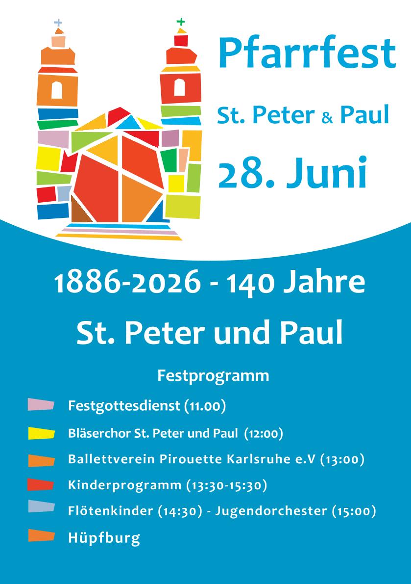 Pfarrfest St. Peter und Paul Mühlburg 2026